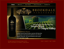 Tablet Screenshot of brookdalewine.com